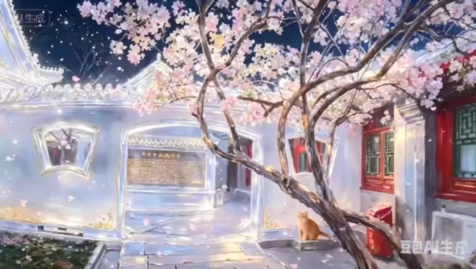 羊毛毡风格的王府校园生成图